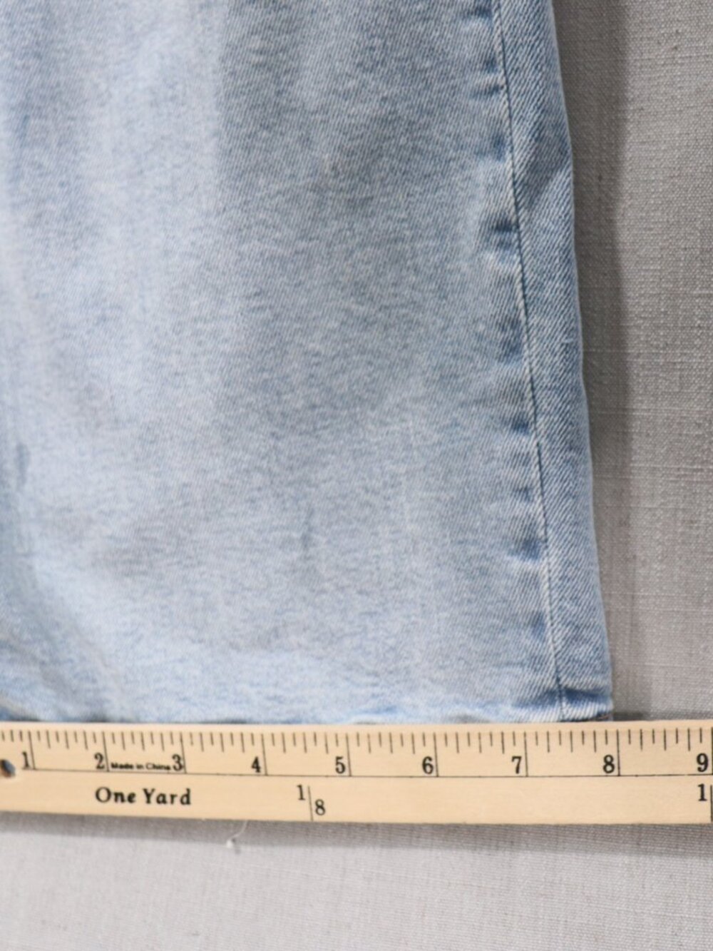 Dear John High Waisted Distressed Jean Women 31 - 12 Light Wash Comfort Stretch - Picture 16 of 16